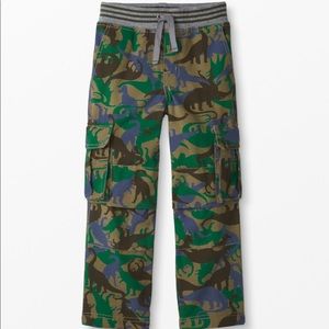 Hanna Andersson Green Dinosaur Boys Cargo Pants 8